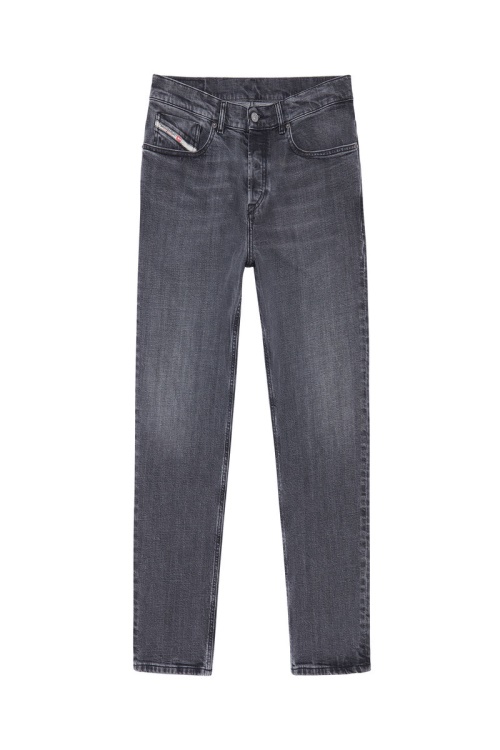 Diesel 2005 D-Fining 09C47 Tapered Jeans In Black/Dark Grey