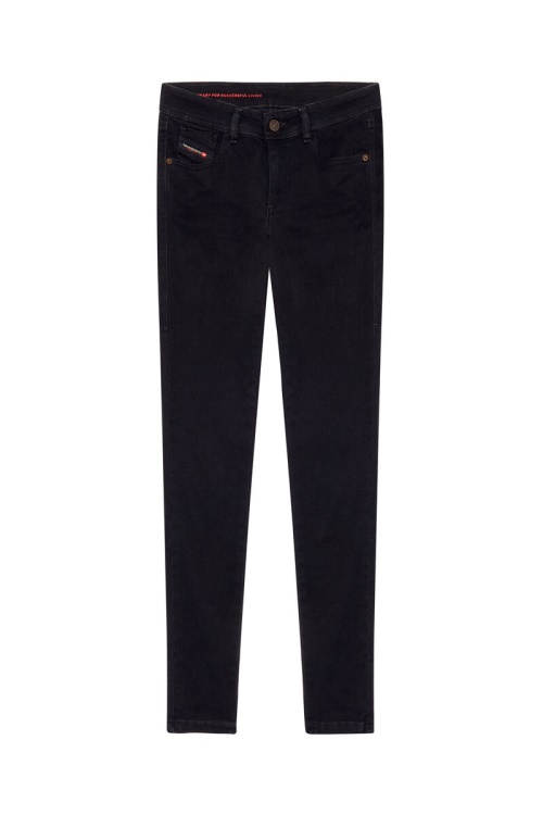 Black/Dark Grey 2018 Slandy-Low Z69Vw Super Skinny Jeans Diesel