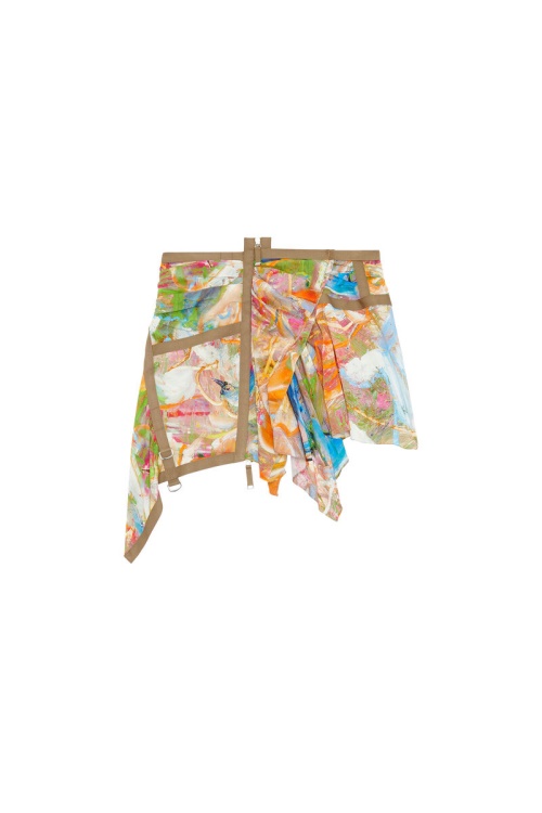 Diesel O-Diantha-Print Brown/Red