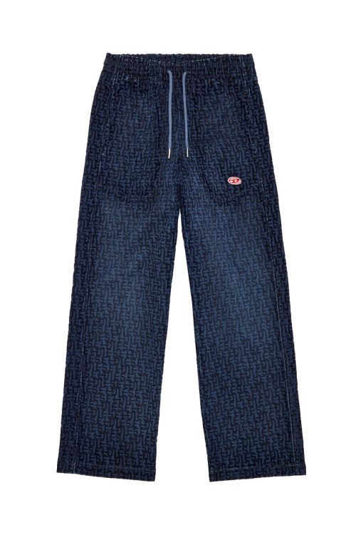 Diesel D-Martians Track Denim 068By Straight Dark Blue