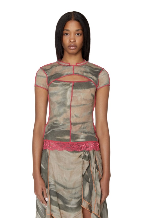 Diesel T-Tine Beige/Green