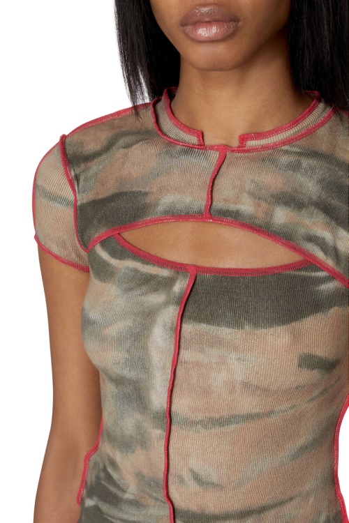 Diesel T-Tine Beige/Green