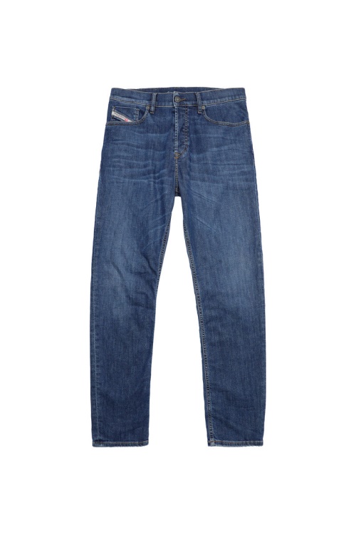 Medium Blue Diesel 2005 D-Fining 09B06 Tapered Jeans