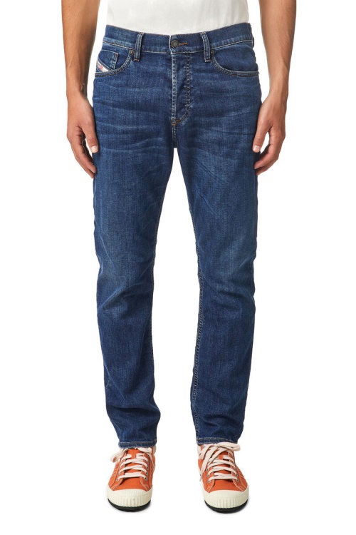 Medium Blue Diesel 2005 D-Fining 09B06 Tapered Jeans