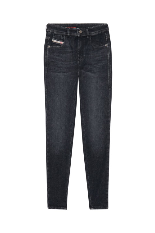 Diesel 1984 Slandy-High 09D96 Super Skinny Jeans Black/Dark Grey