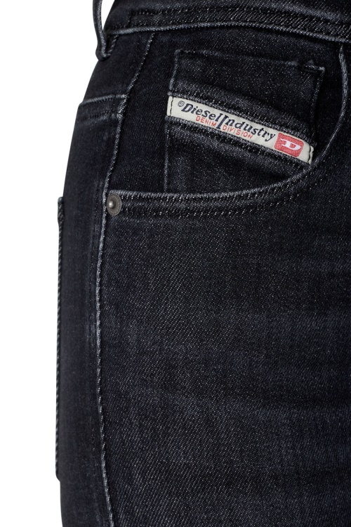 Diesel 1984 Slandy-High 09D96 Super Skinny Jeans Black/Dark Grey