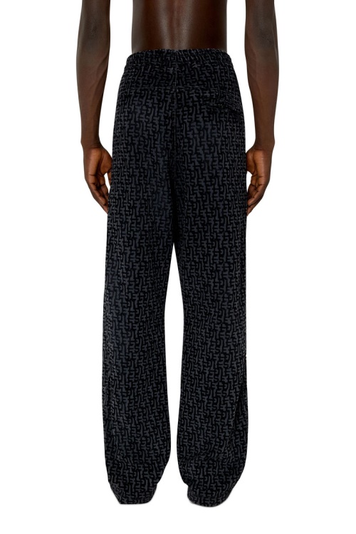 Black/Dark Grey D-Martians Track Denim 068Aw Straight Diesel