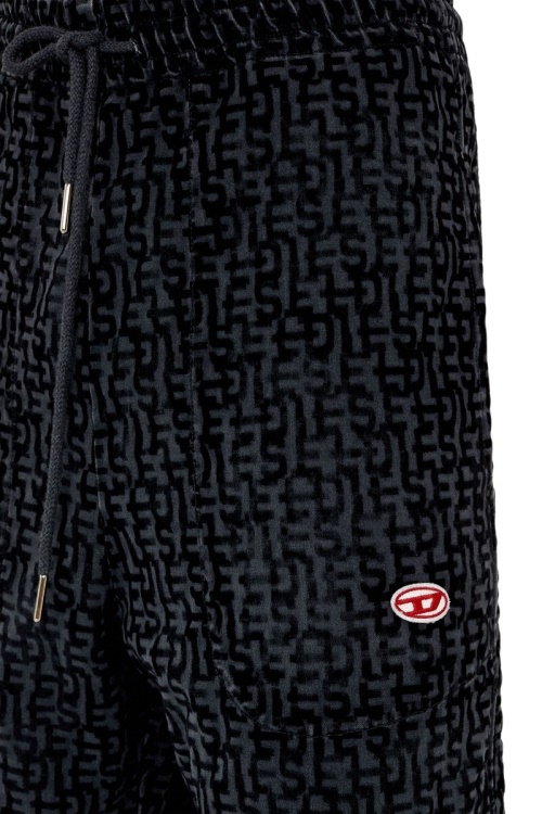 Diesel Black/Dark Grey Fashion D-Martians Track Denim 068Aw Straight