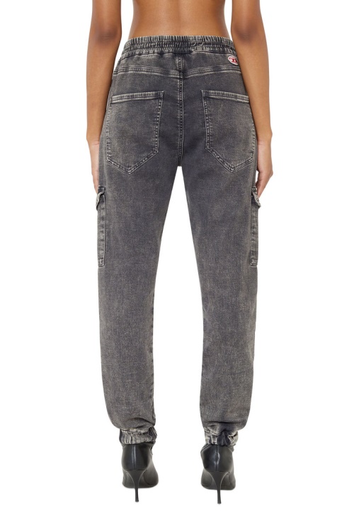 Black/Dark Grey Diesel D-Ursy Track Denim 069Zf Slim