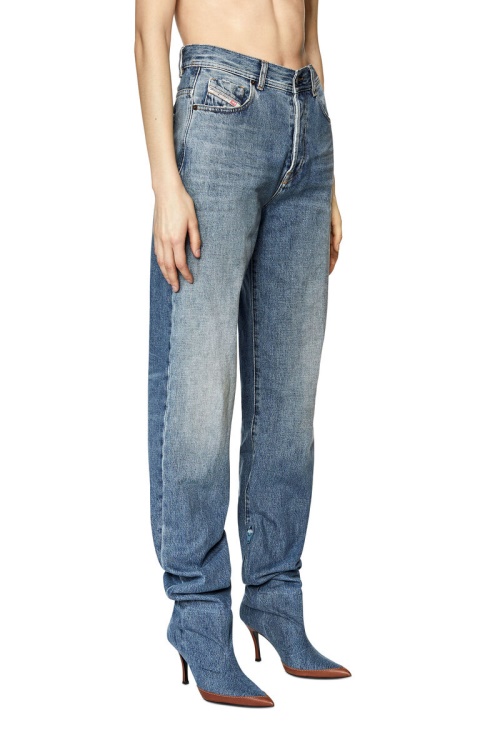 1956 007A7 Straight Jeans Diesel Medium Blue
