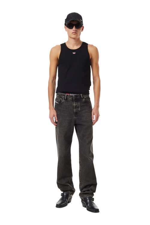 1955 09B87 Straight Jeans Diesel Black/Dark Grey