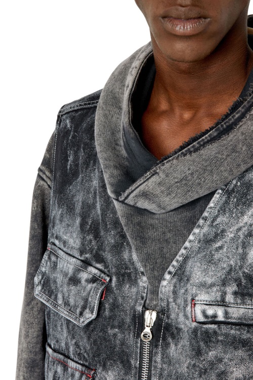 Diesel D-Samp In Black/Dark Grey