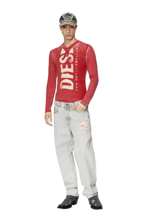 Light Grey Diesel 2010 007D9 Straight Jeans