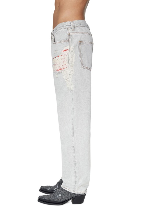 Light Grey Diesel 2010 007D9 Straight Jeans