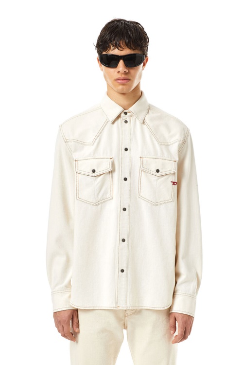 D-Ocean Western Shirt Diesel In White