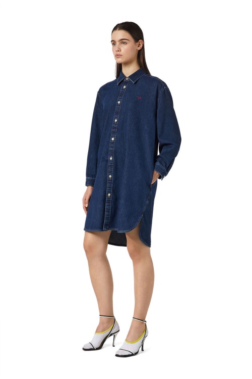 De-Blex Shirt Dress Diesel Dark Blue