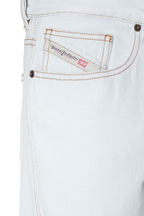 Light Blue 2010 0079Z Straight Jeans Diesel