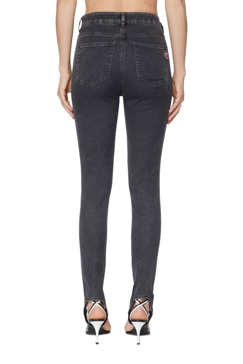 Black/Dark Grey Slandy Joggjeans 069Zm Super Skinny Diesel