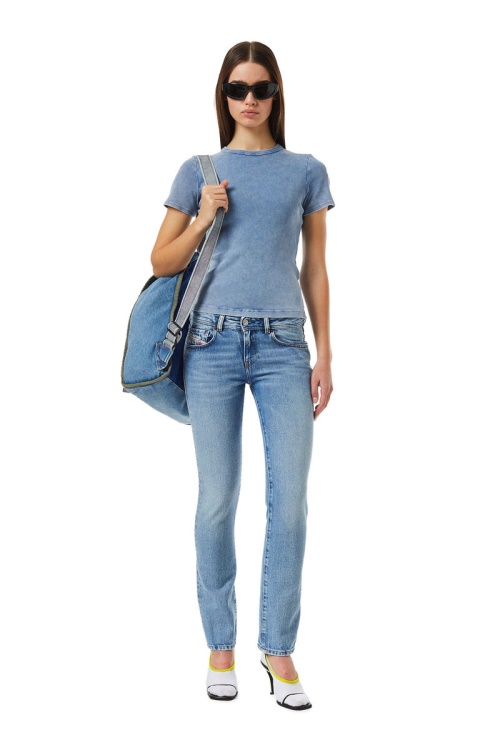 2002 09C16 Straight Jeans Diesel Medium Blue