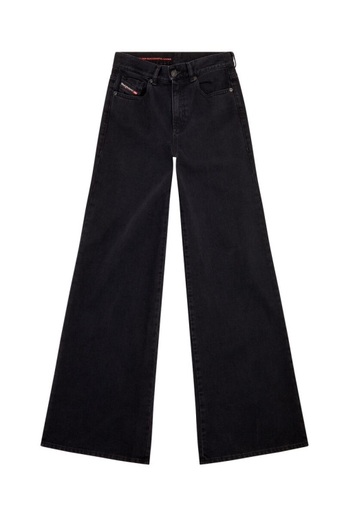 Diesel Black/Dark Grey 1978 Z09Rl Bootcut And Flare Jeans