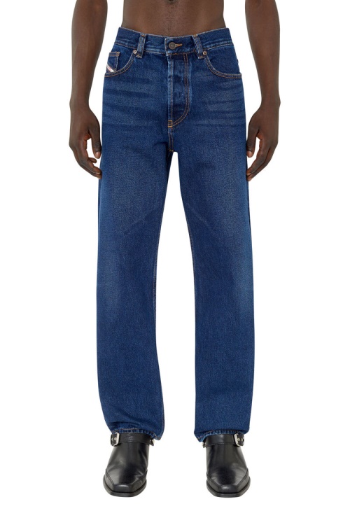 Diesel 2010 007E6 Straight Jeans In Dark Blue