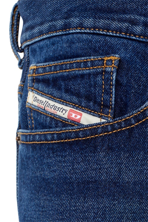 Diesel 2010 007E6 Straight Jeans In Dark Blue