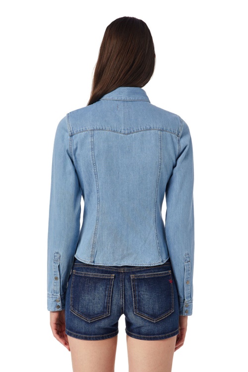 Medium Blue De-Rin Western Shirt Diesel