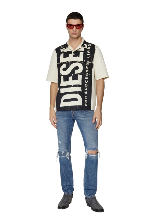 1995 09E02 Straight Jeans Diesel Medium Blue