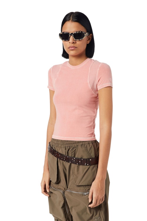 Diesel T-Skyrib Pink