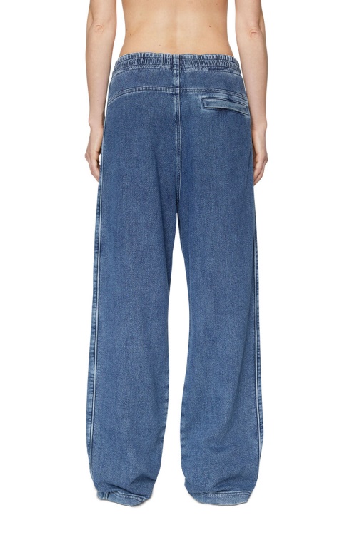 Medium Blue Diesel D-Martians Track Denim 09C99 Straight