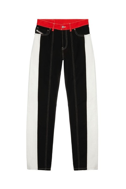 1995 0Eiar Straight Jeans Diesel Black/White