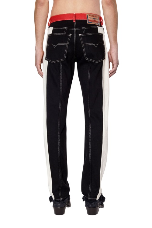 1995 0Eiar Straight Jeans Diesel Black/White