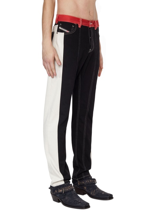 1995 0Eiar Straight Jeans Diesel Black/White