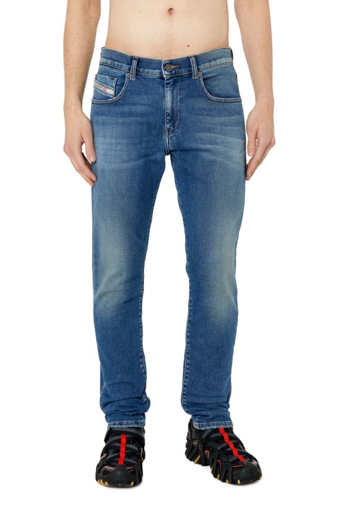 Medium Blue D-Strukt Joggjeans 068Cx Slim Diesel