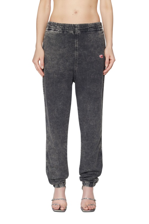 Black/Dark Grey D-Lab Track Denim 069Zf Tapered Diesel