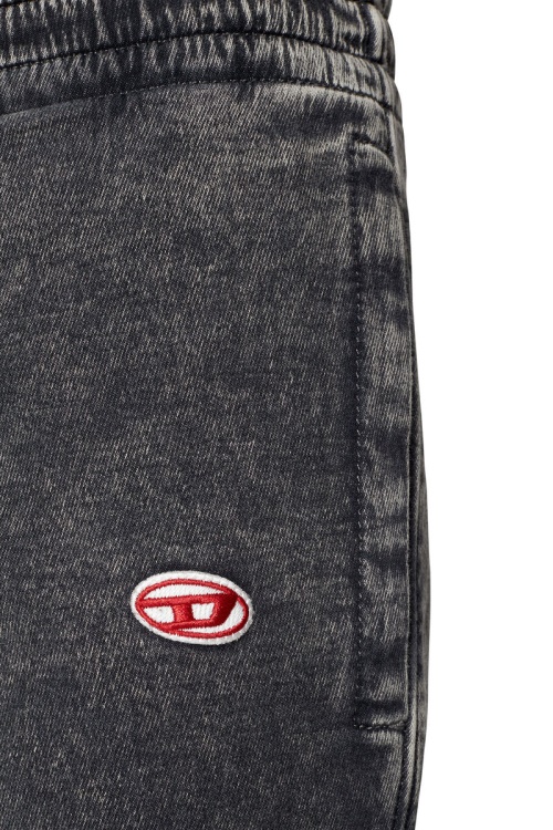 Black/Dark Grey D-Lab Track Denim 069Zf Tapered Diesel