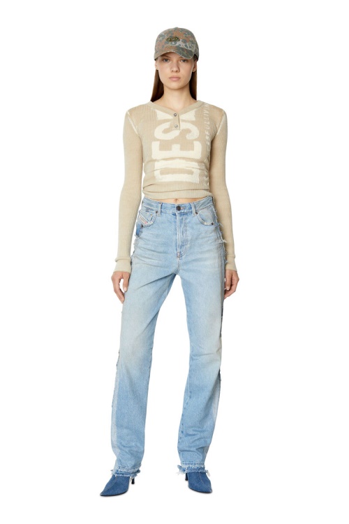 Diesel 1956 09E24 Straight Jeans Medium Blue