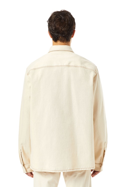 Diesel D-Hor Workwear Shirt In White