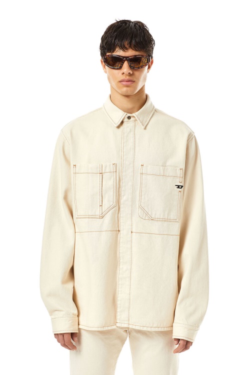 Diesel D-Hor Workwear Shirt White