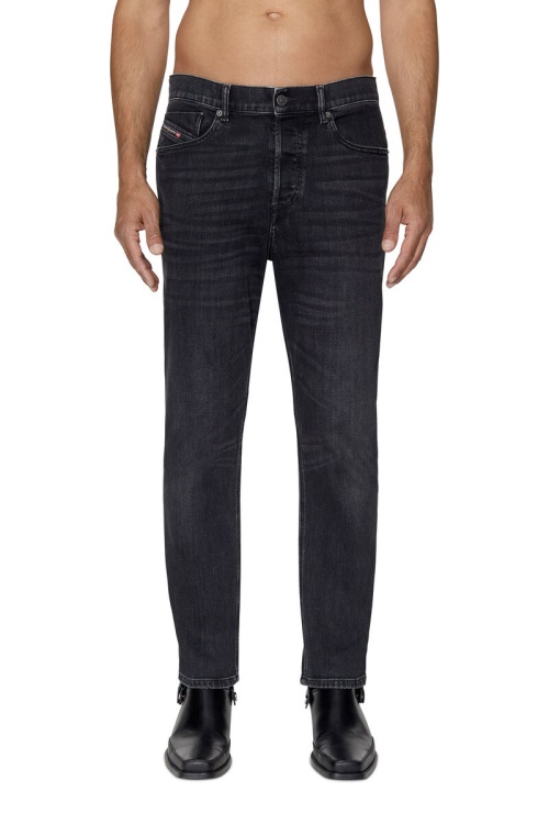 Diesel Black/Dark Grey 2005 D-Fining 09B83 Tapered Jeans