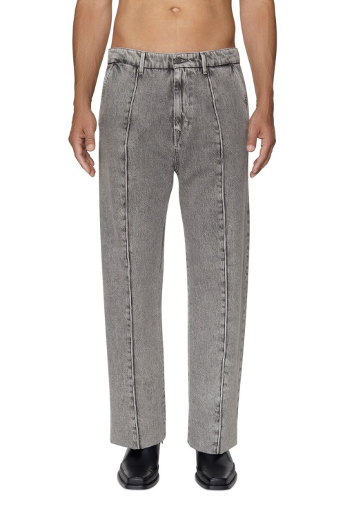 D-Chino-Work 0Ieaa Straight Jeans Diesel Light Grey