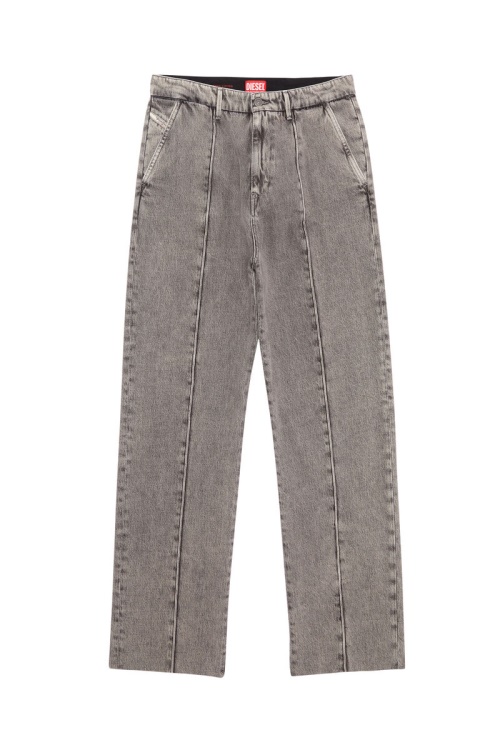 Diesel D-Chino-Work 0Ieaa Straight Jeans In Light Grey