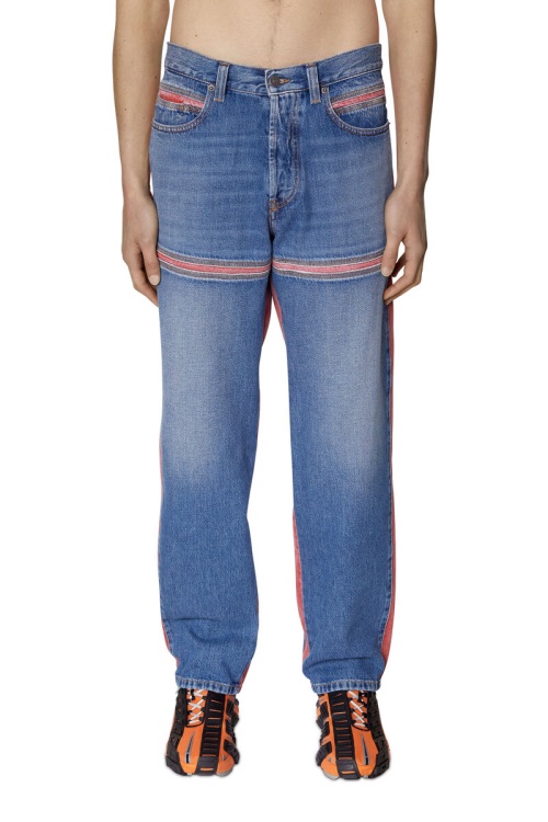 Diesel D-Mand 09D13 Straight Jeans Medium Blue