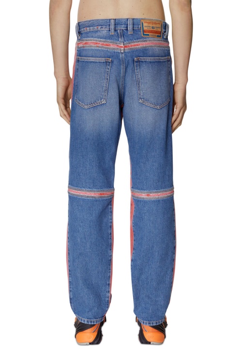 Diesel D-Mand 09D13 Straight Jeans Medium Blue