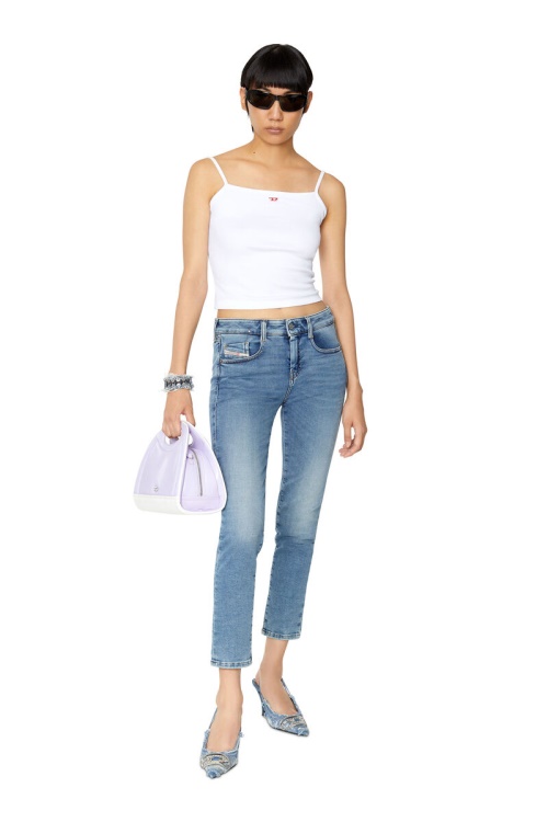 Diesel D-Ollies Joggjeans 068Ba Slim Medium Blue