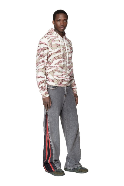 S-Ginn-Hood-Zip-Hs1 Diesel White/Pink