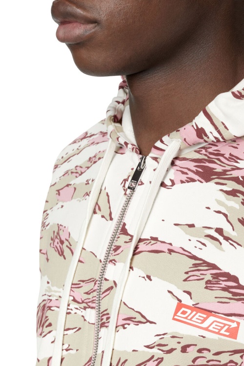 S-Ginn-Hood-Zip-Hs1 Diesel White/Pink