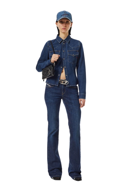 De-Rin Western Shirt Diesel Dark Blue