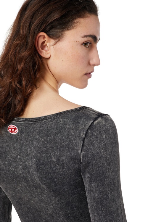 D-Cho Track Denim Bodysuit Diesel Dark Blue