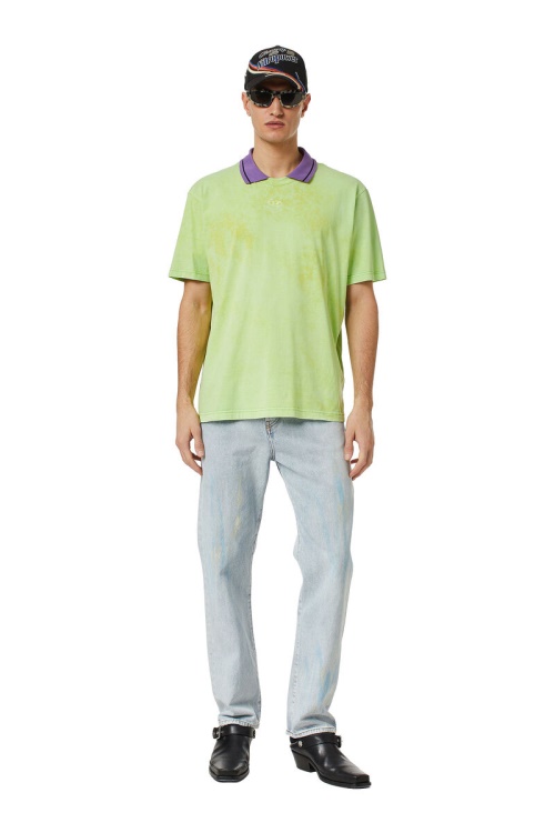 2020 D-Viker 007B2 Straight Jeans Diesel Light Blue